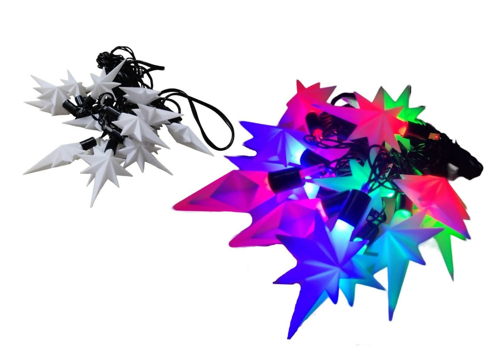 Christmas Sparkle and Shine with this 20-Bulb Tricolor Serial Light (Length: 21 feet ) collectivezone
