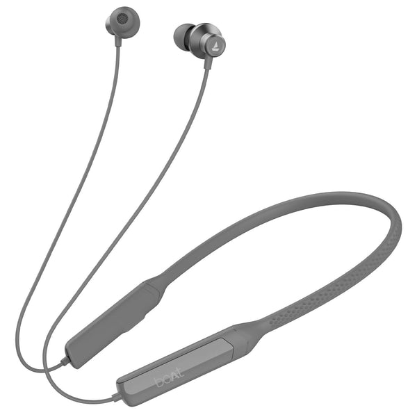 boAt Rockerz Apex Neckband – Wireless in-ear earphones with Spatial Bionic Sound (Dirac Virtuo™), Beast™ Mode, ENx™ calling, touch controls, 30H playtime, and ASAP™ fast charging.(CLASSIC GREY) Halfpe Deals