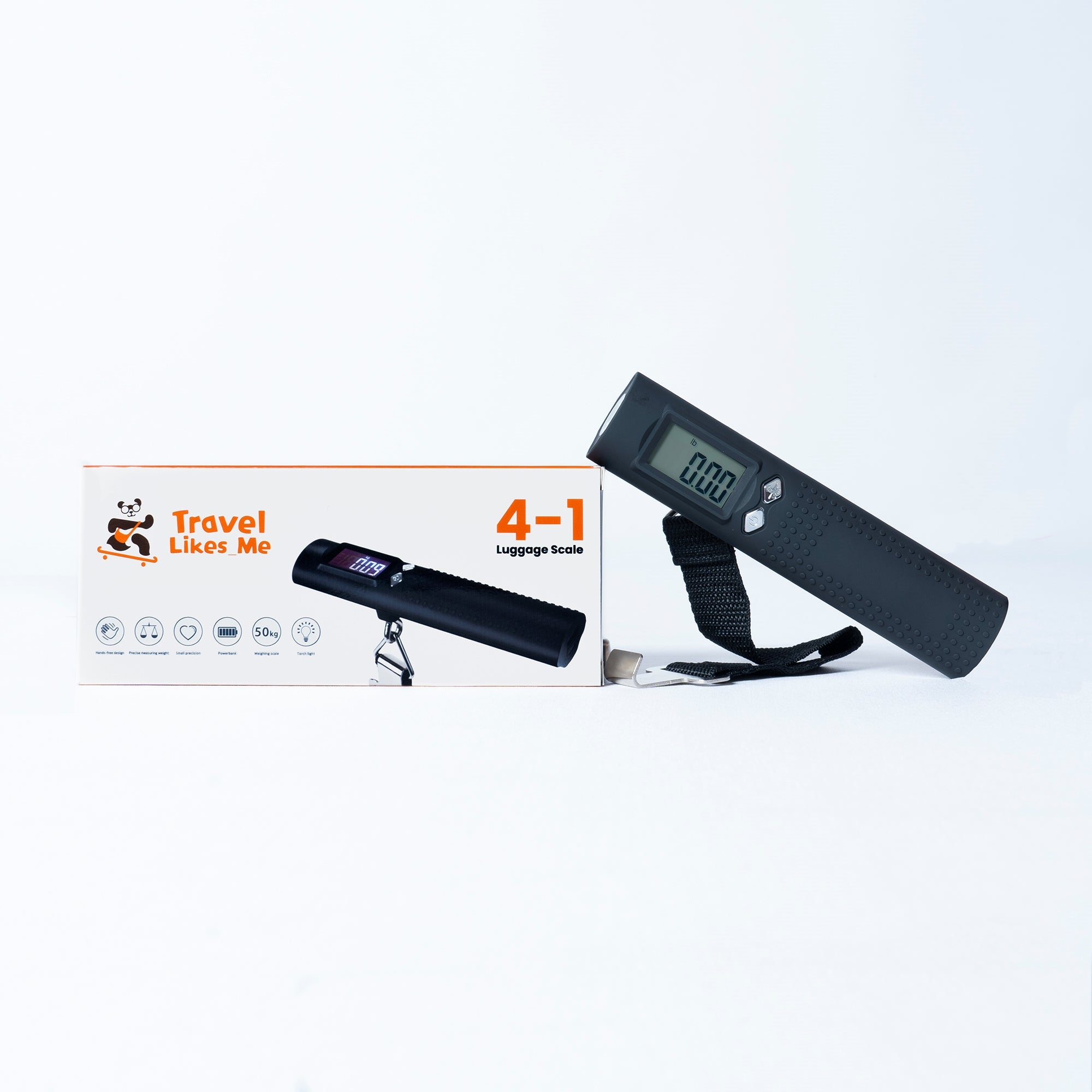 TravelLikes_Me 4-in-1 Luggage Scale in Black