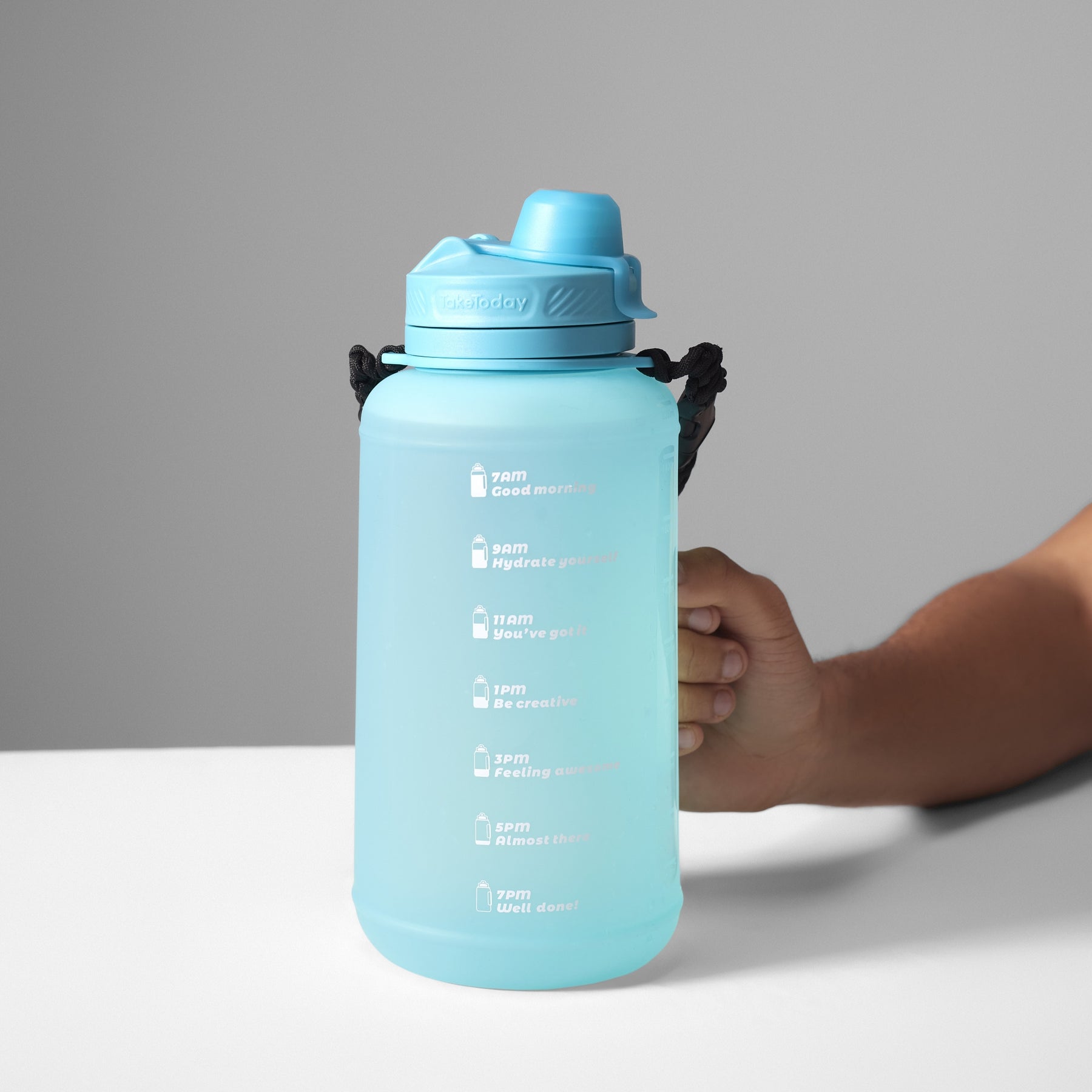 HydraMate Water Bottle – 2L, Leakproof, Durable