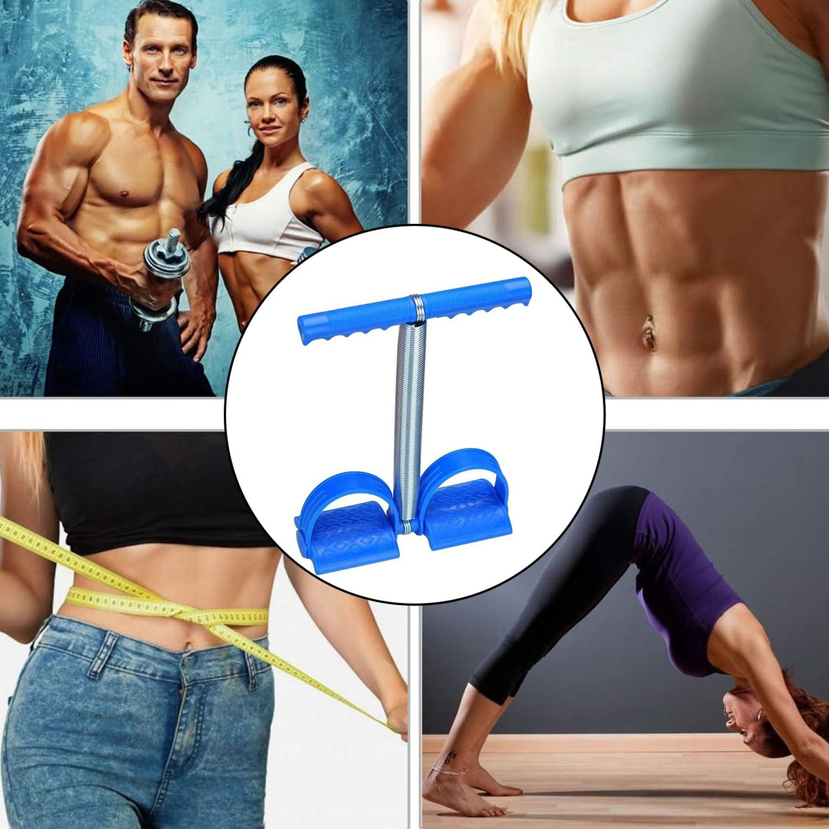 Spring Tension Pull Rope Resistance Band Exercise Strap Single Spring (1 Pc) HP DD