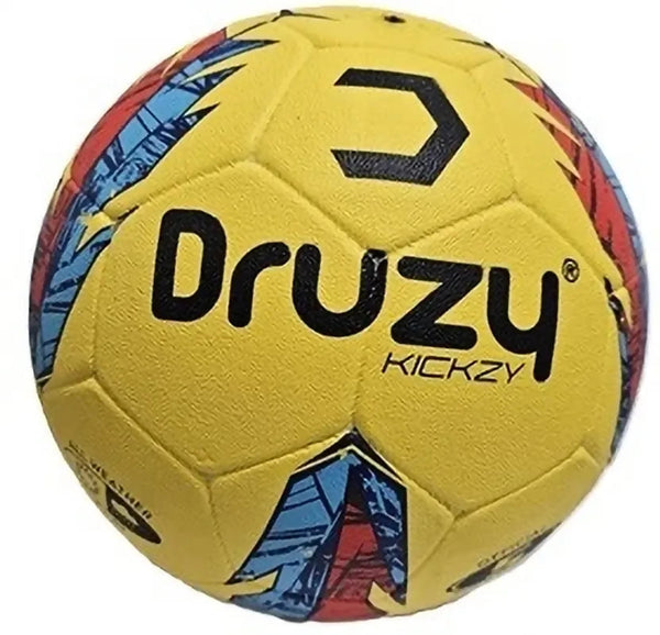 Druzy Kickzy Rubber Moulded Football-Kickzy-5#-Multidesign HalfPe - FW -TPT