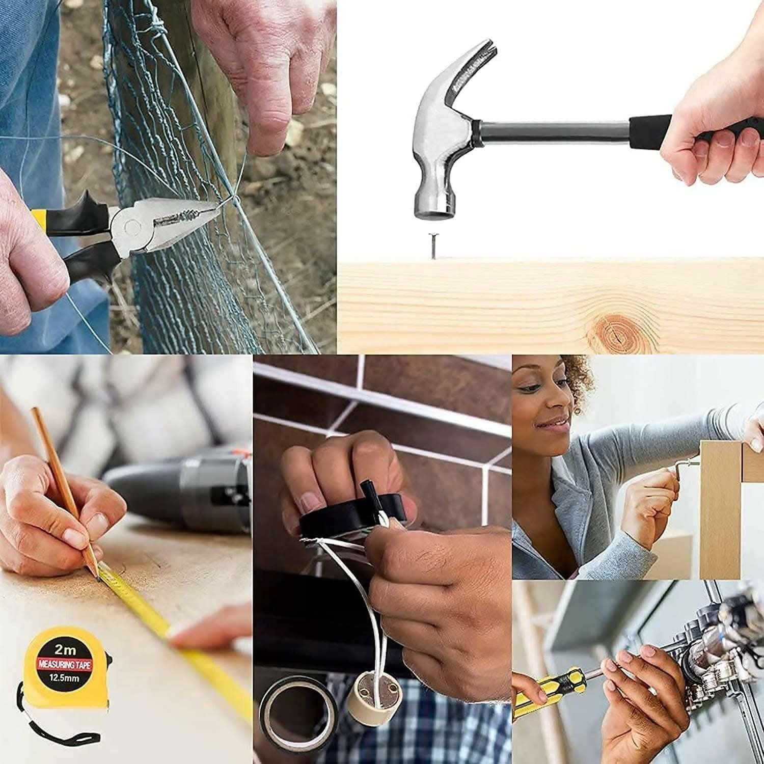12 in 1 Pcs Combination Set DIY Repair Tool Kit - HalfPe