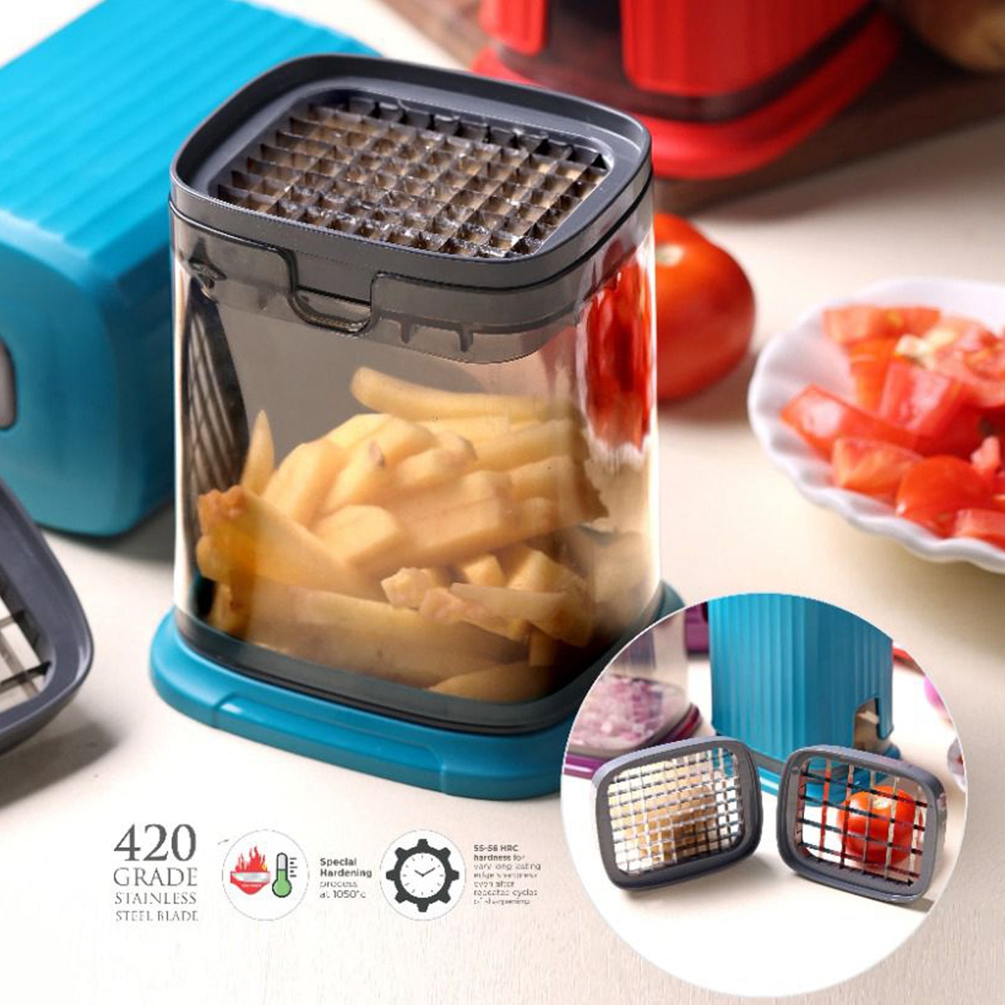 Supermom Multipurpose Onion Garlic Vegetable Chopper (1 Pc)