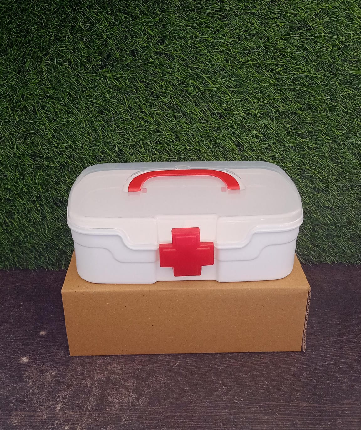 Medical Storage Box with Handle & Transparent Lid – Multipurpose First Aid Organizer