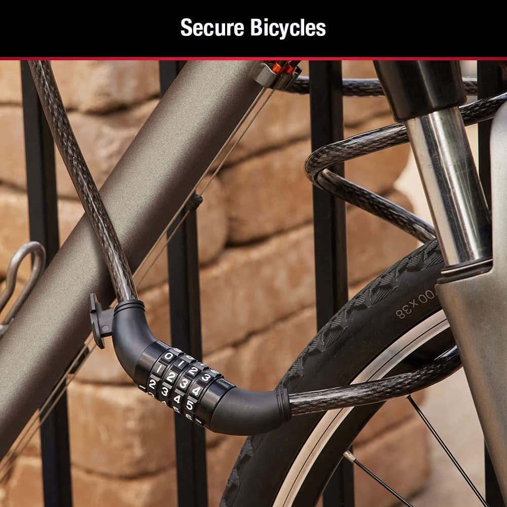 Heavy Duty Multi-purpose Plastic Combination Lock – Ideal for Helmet & More HP DD