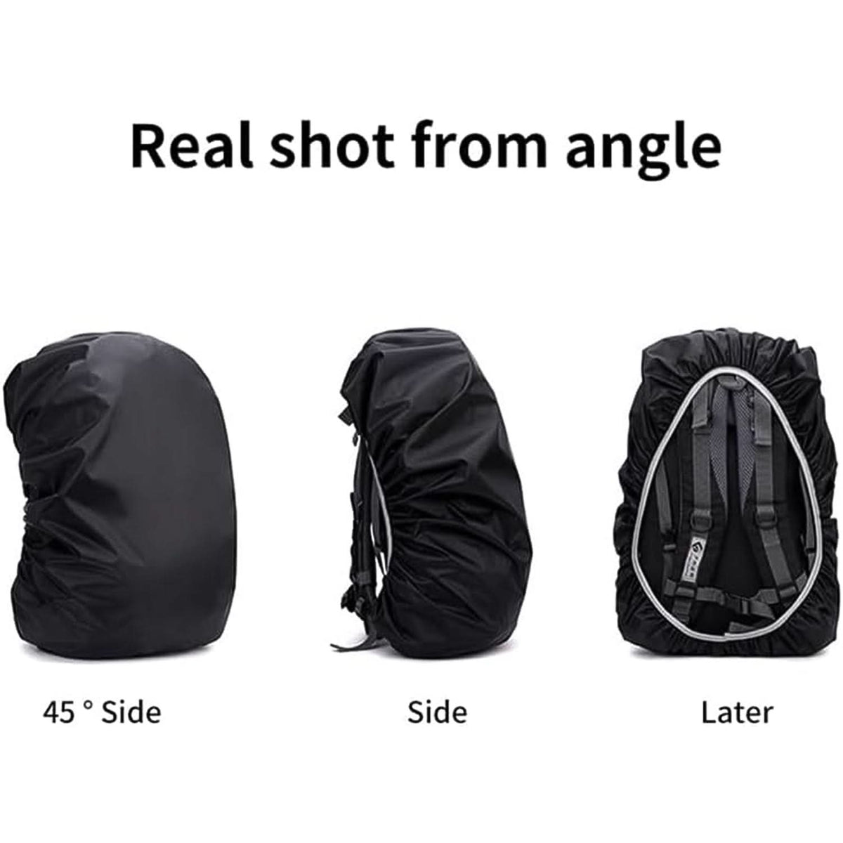Waterproof Nylon Backpack Rain Cover – Adjustable for Laptop & School Bags HP DD