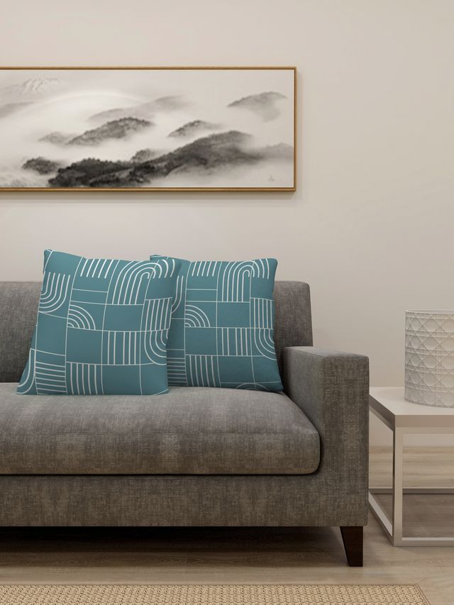 Quirky Home Set of 2 Cushions Covers