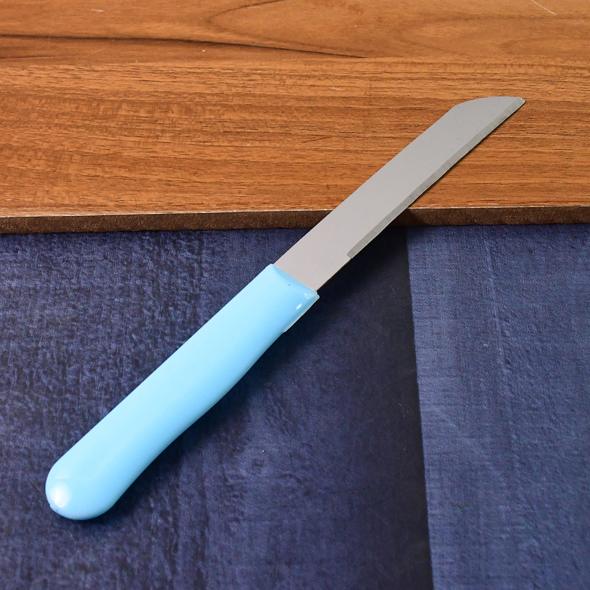 Premium Quality Stainless Steel Handle Plain Knife (10 Pc 1 Set)