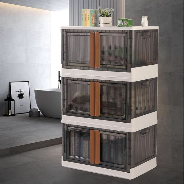 Plastic Folding Wardrobe Storage Organizer (3 Layer 1 Pc)