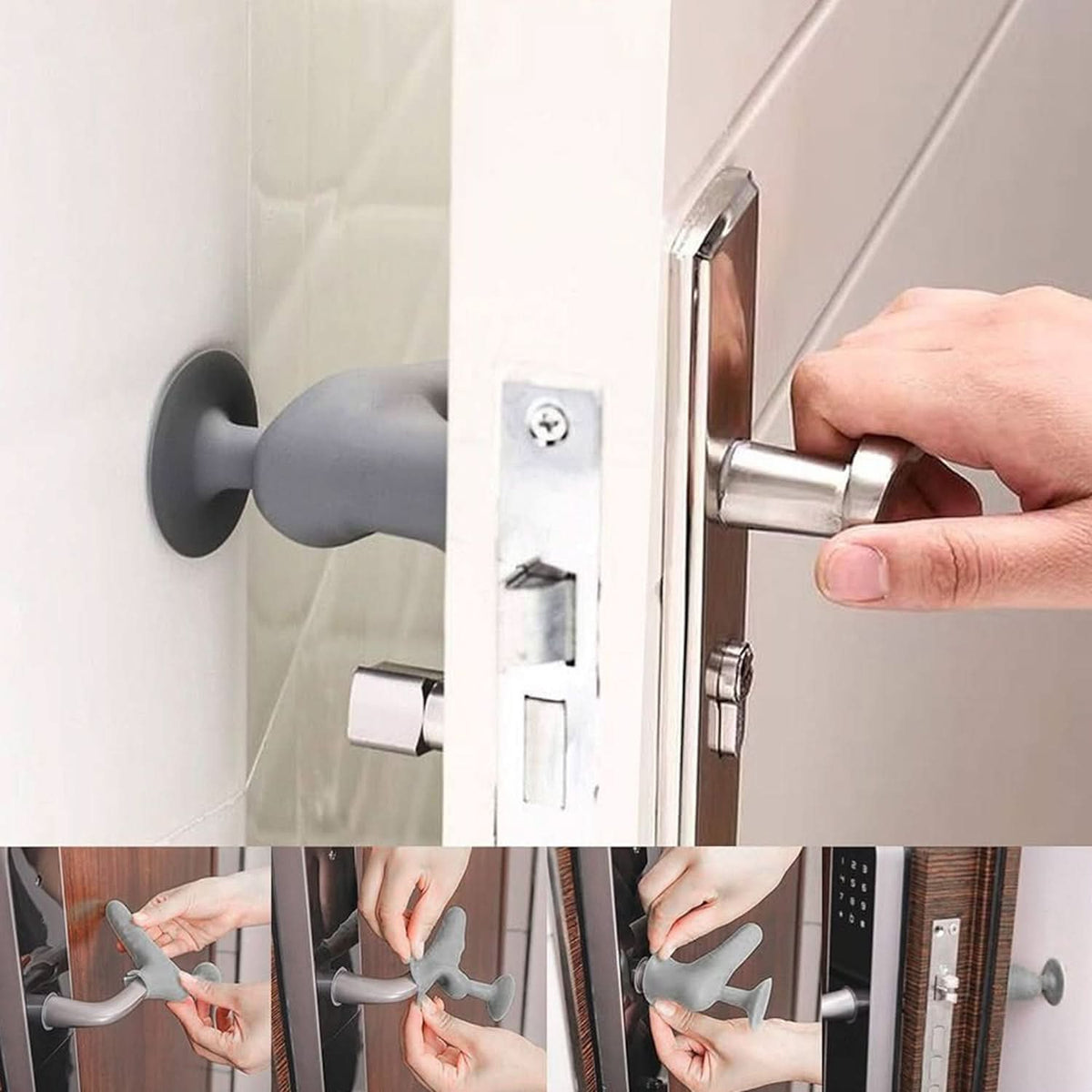 Silicone Door Handle Cover With Suction Cup (1 Pc) HP DD