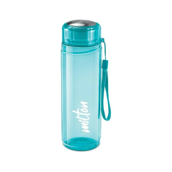 Milton Aqua Cool Transparent Water Bottle with Carry Strap, Leak-Proof Reusable Water Bottle for Office, School, Gym & Travel