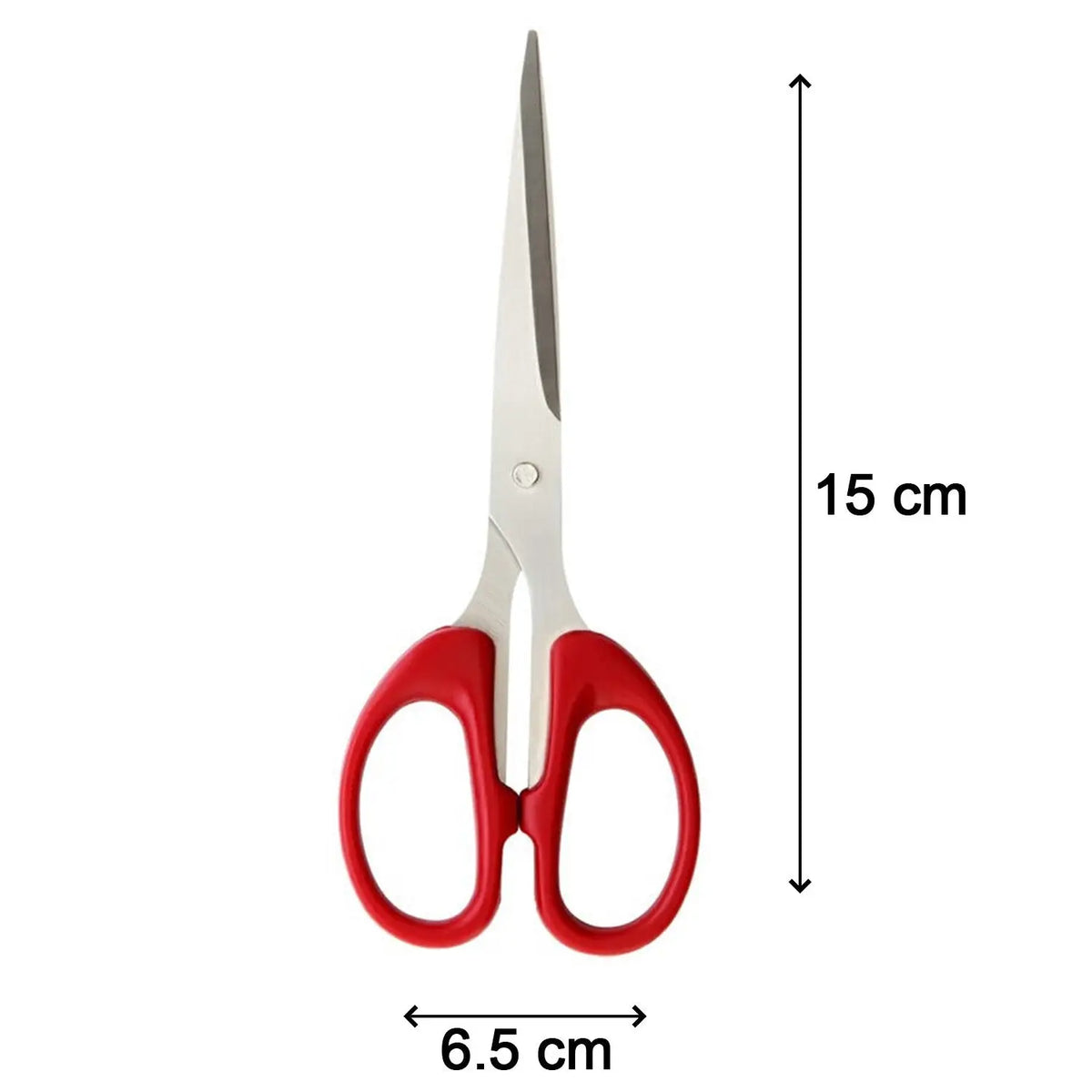 Stainless Steel Scissors With Plastic Handle Grip 160mm (1pc Only) HP DD