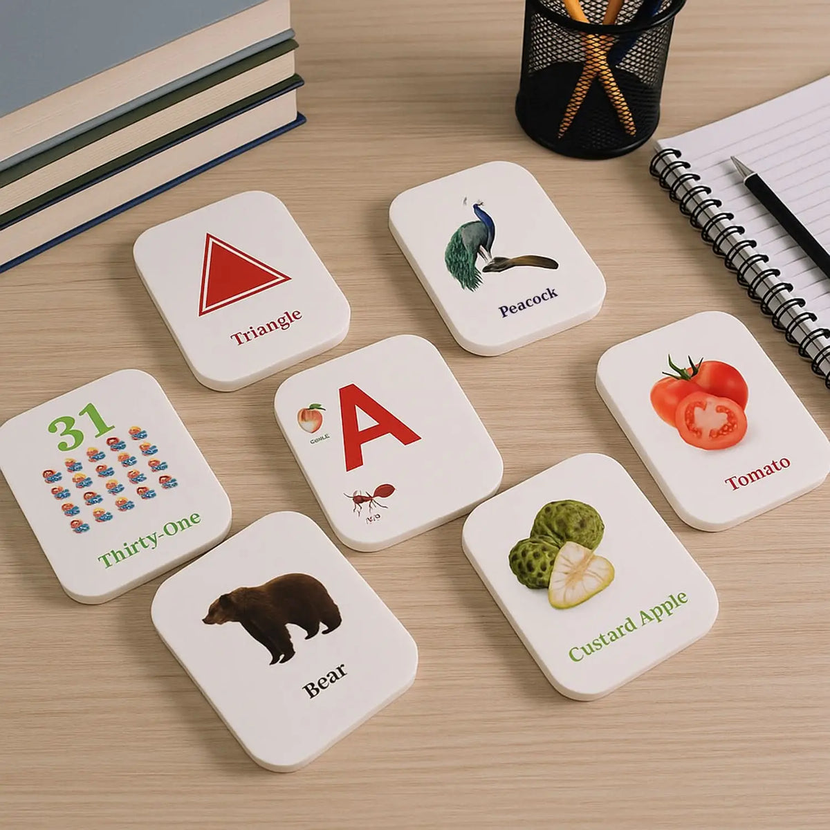 7-in-1 Kidkraft Early Learner Flashcard Combo Set ( 224 Pc Card) HP DD