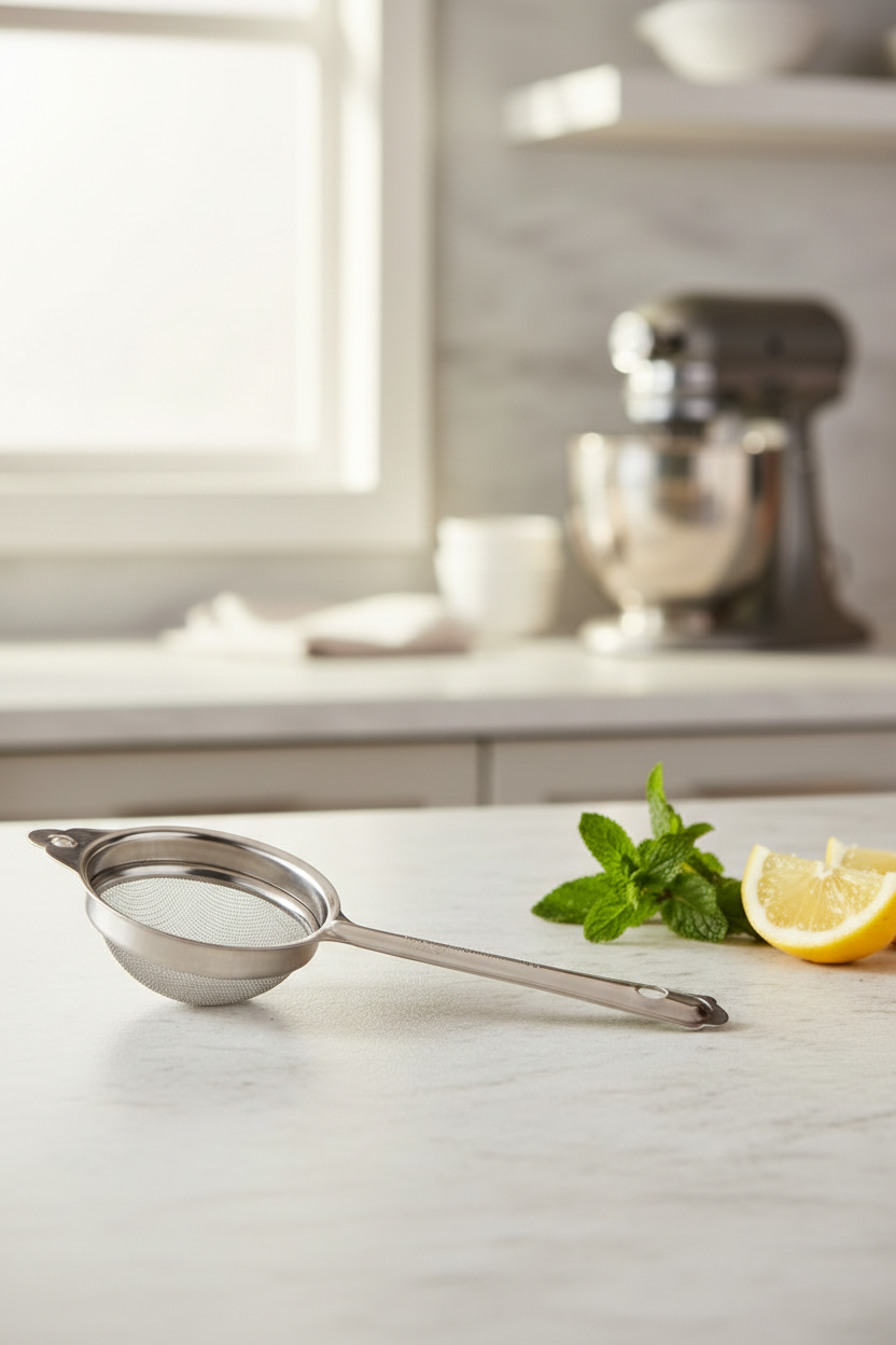 JK STARGOLD - Stainless Steel Tea Strainer - 25 cm SUPER