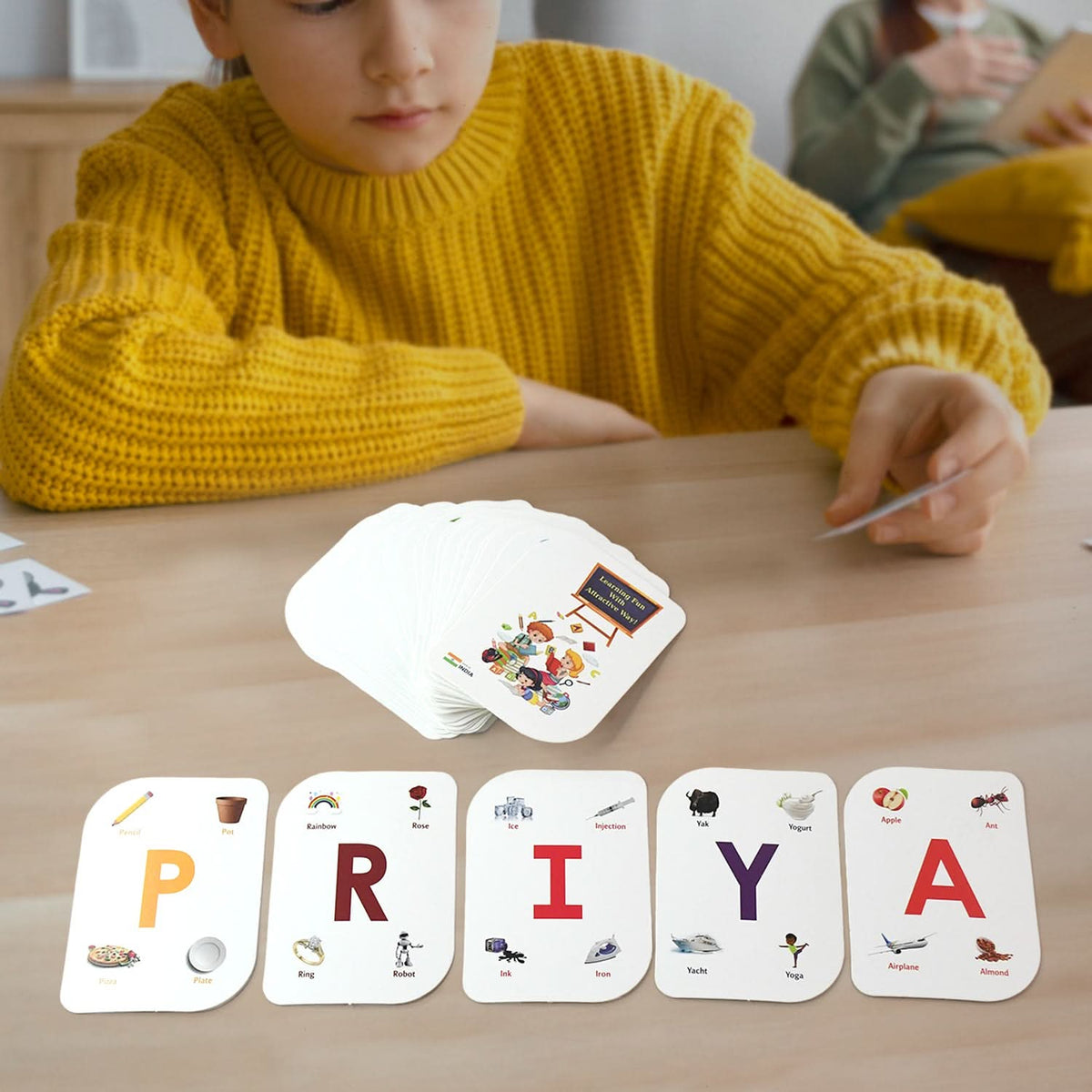 Kidkraft Early Learner 32-Piece Alphabet Flash Cards Set for Kids HP DD