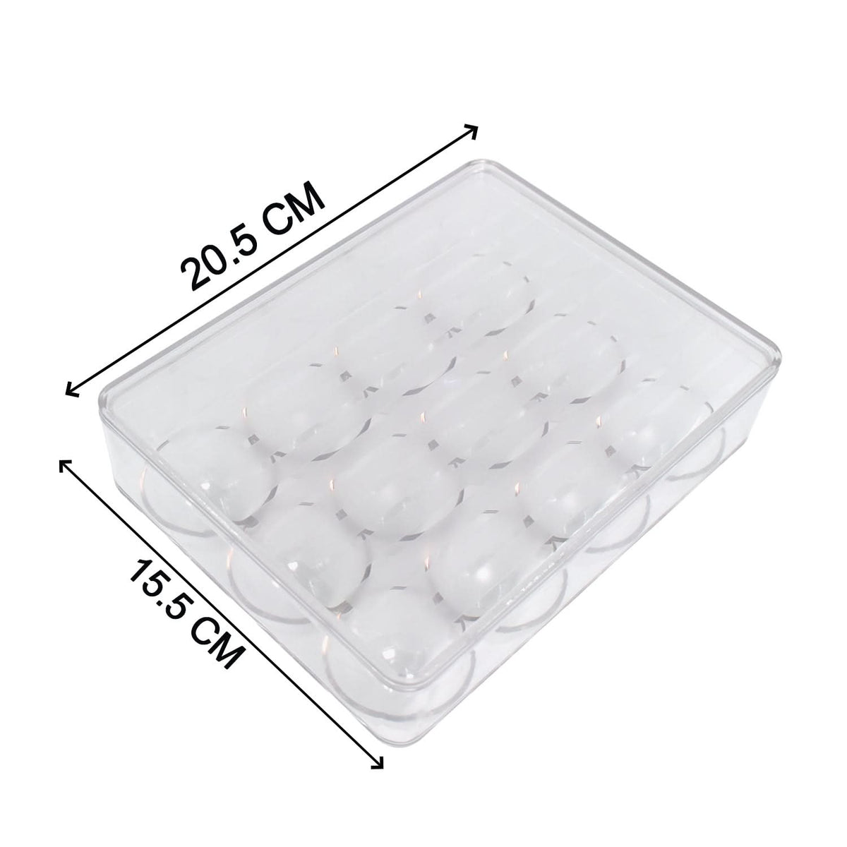 12 Cavity Egg Storage Box For Holding And Placing Eggs Easily And Firmly. HP DD