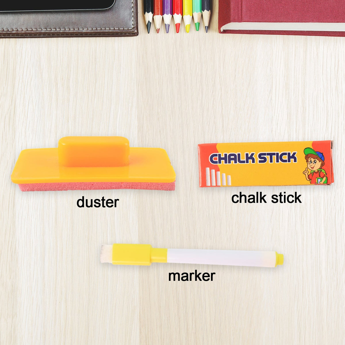 2-in-1 Double-sided Write And Wipe Educational Drawing Board For Kids (1 Set) HP DD