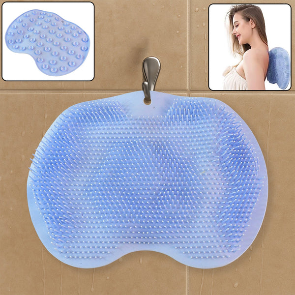 Silicone Bath Massage Cushion With Suction Cup Shower Foot Scubber Brush Foot Bath Mat Scrubber Anti-slip Exfoliating Dead Skin Massage Pad Lazy Wash Feet Bathroom Mat HP DD