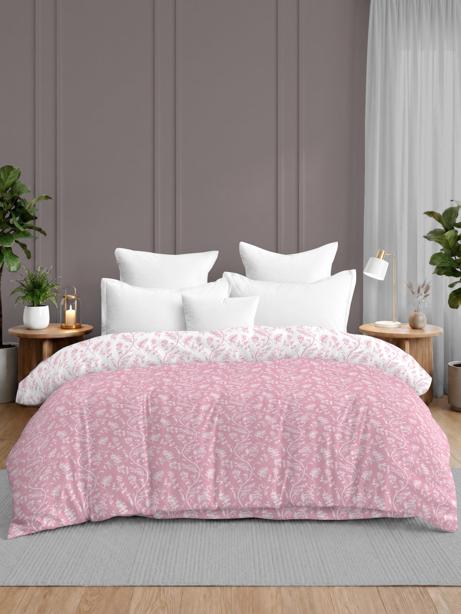 Quirky Home Oxford Collection 2 Kg King Bed Reversible Comforter | AC Blanket