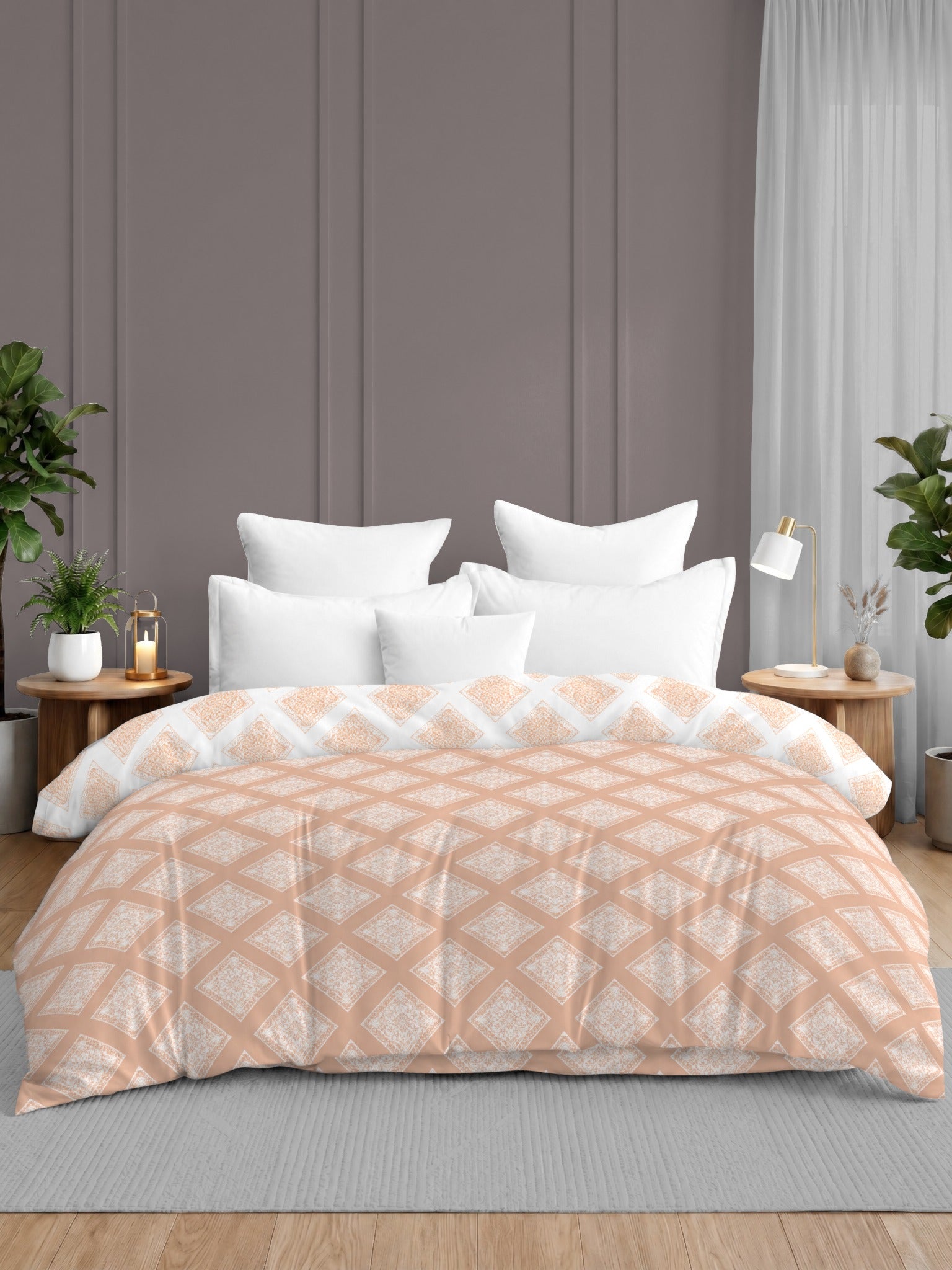 Quirky Home Oxford Collection 2 Kg King Bed Reversible Comforter | AC Blanket