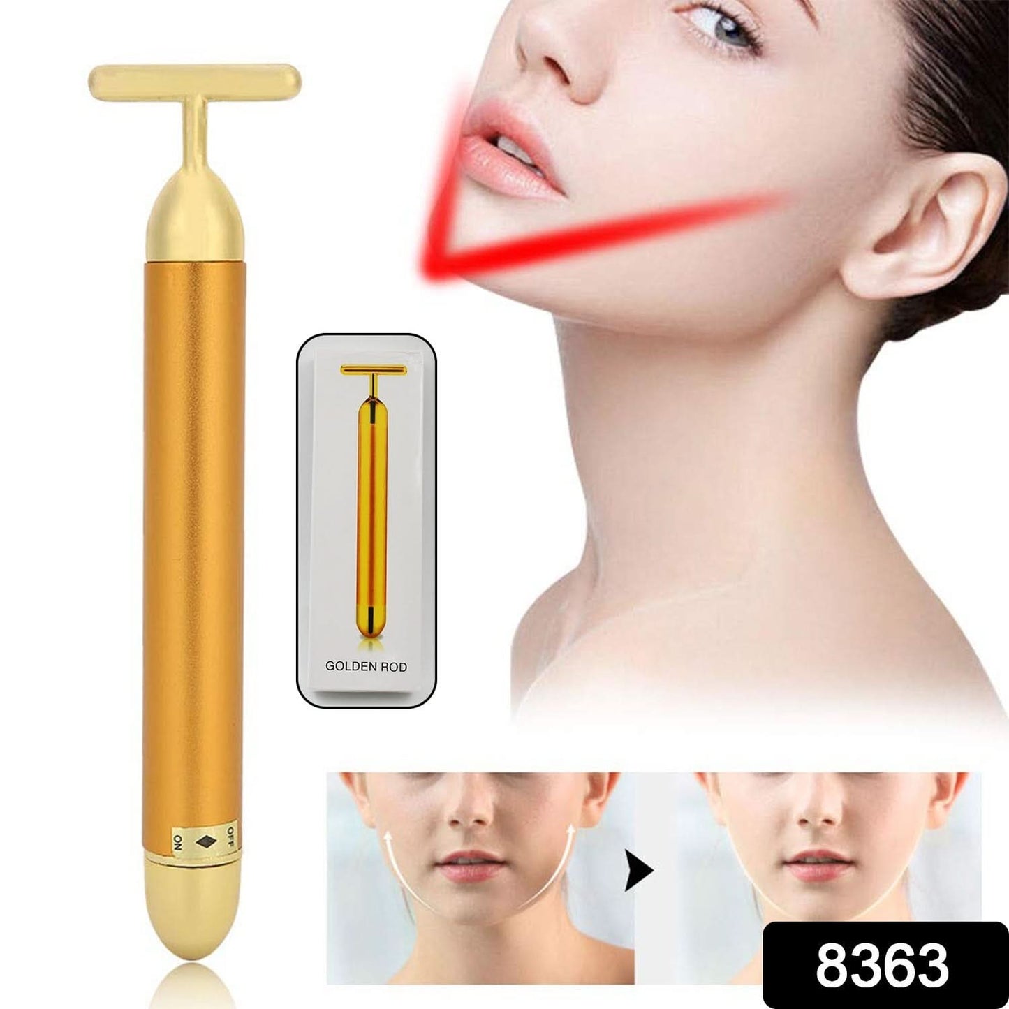 Golden Energy Face Massager (1 Pc) HP DD