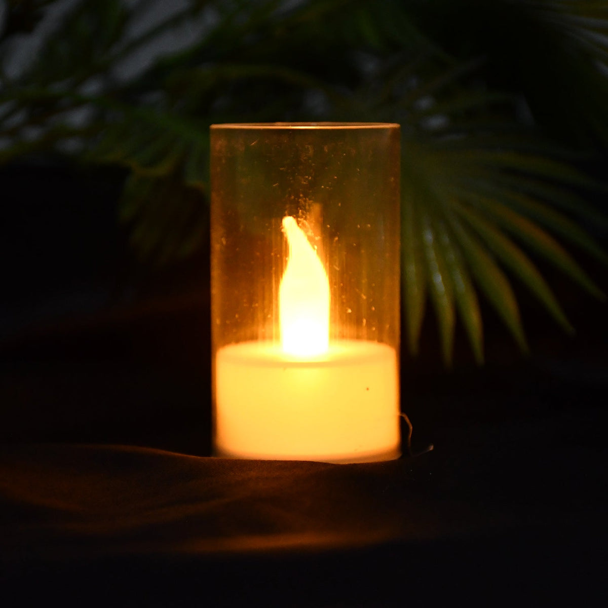 Flameless Candles With Transparent Plastic Covers Set Of 24 Pcs Led HP DD