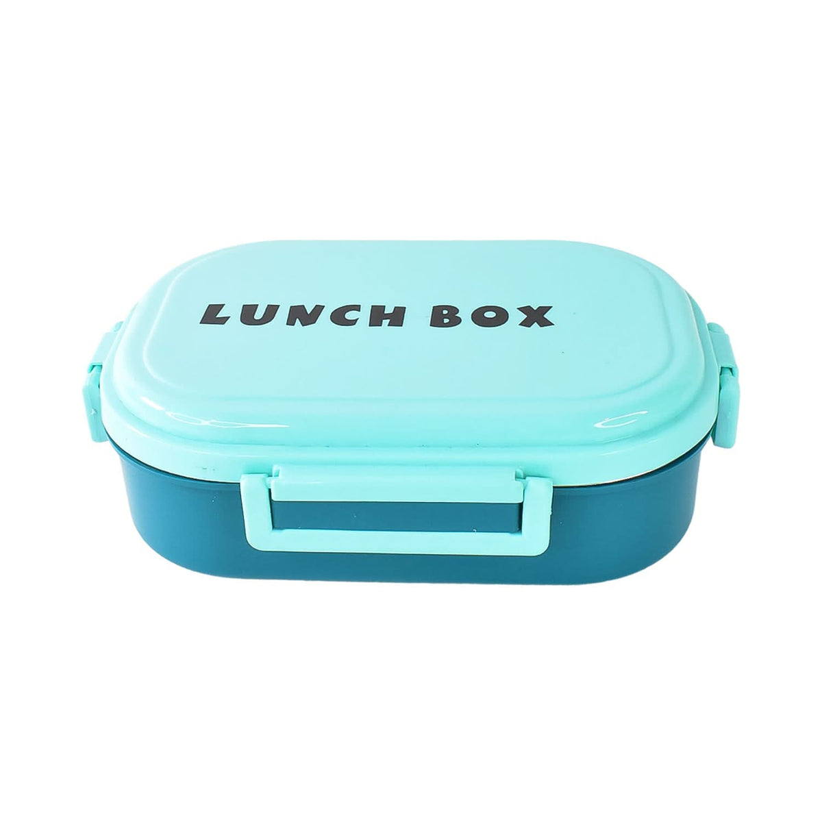 3 In 1 Spicy Bite Stainless Steel Lunch Box With Plastic Small Box Spoon (1 Set) (Multicolor) HP DD
