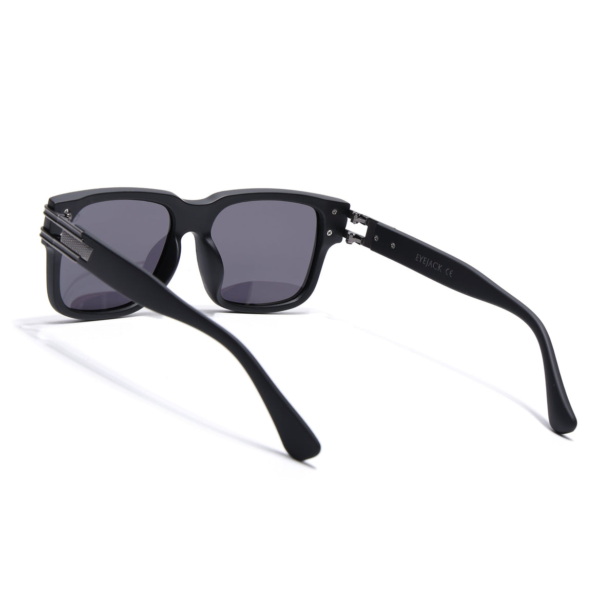 Eyejack Black Wayfarer Sunglasses for Men and Women - Style 2144 - view 6