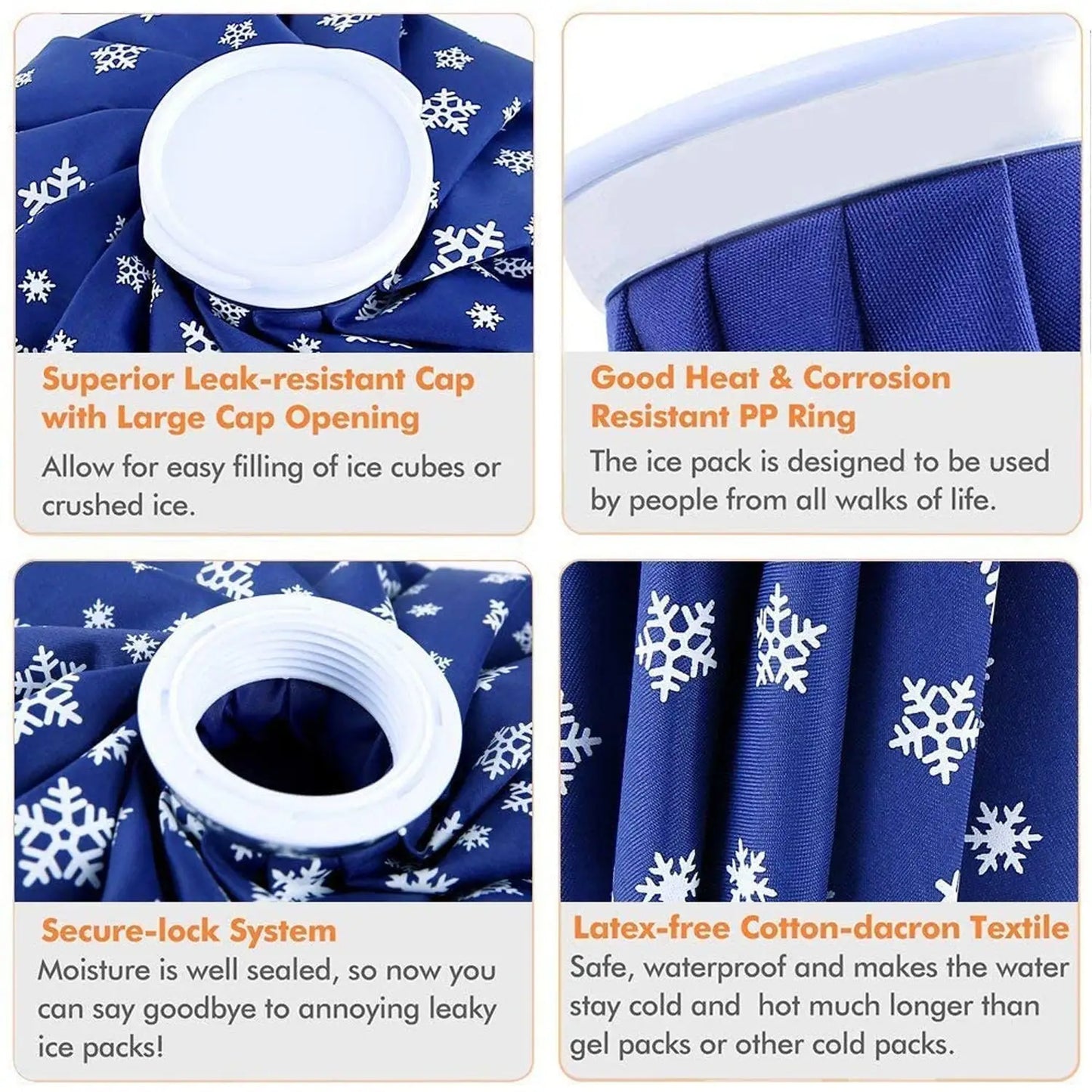 Pain Reliever Ice Bag Used To Overcome Joints Pain In Body. HP DD