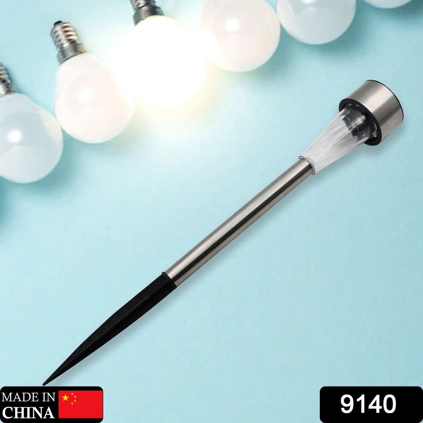 Solar Panel LED Spike Spot Light – Outdoor Garden & Pathway Lighting