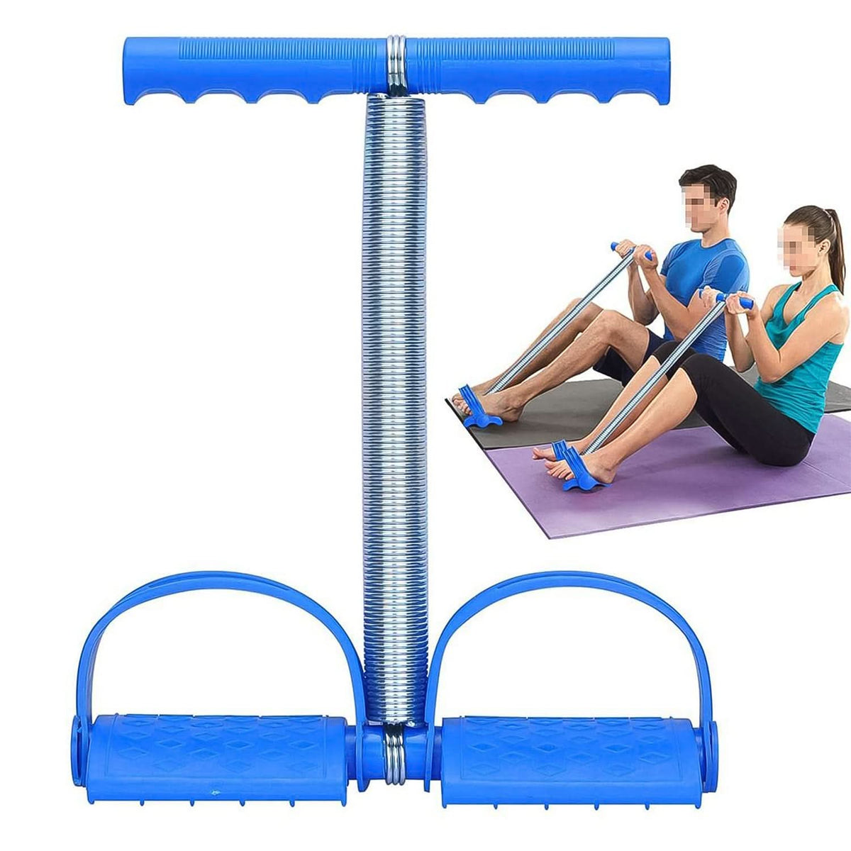 Spring Tension Pull Rope Resistance Band Exercise Strap Single Spring (1 Pc) HP DD