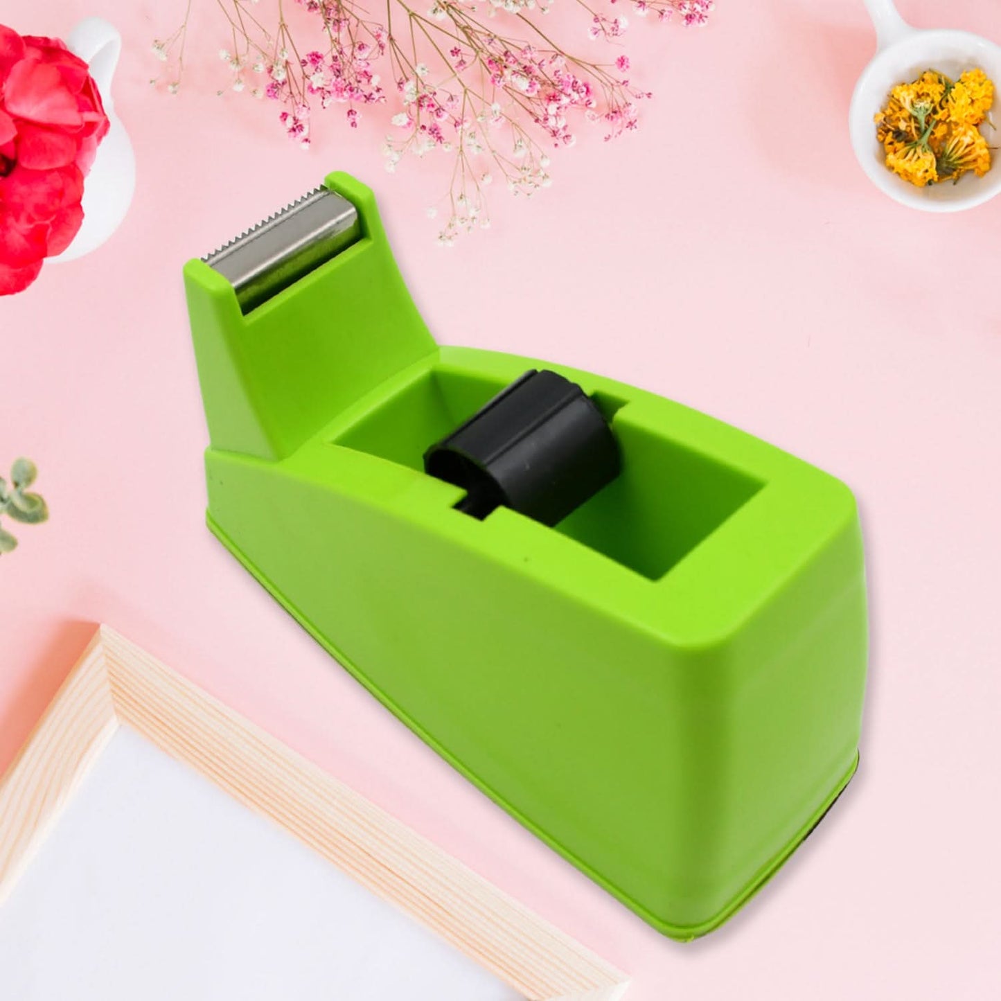 Heavy Duty Plastic Tape Dispenser Cutter Stationery Tool for Home & Office 515g