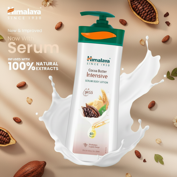 Himalaya Cocoa Butter Intensive Serum Body Lotion-400ml HalfPe - FW -TPT