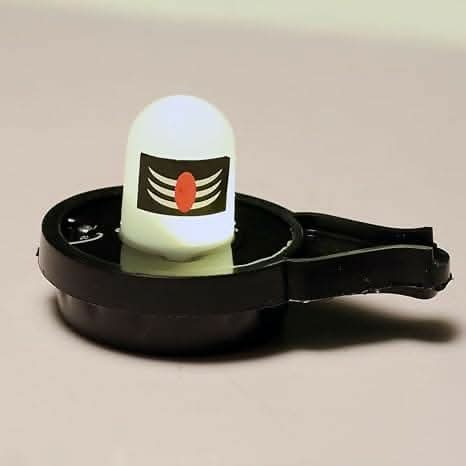 Shiv Linga idol with Water sensor Led Diyas (Brown - Pack of 04) collectivezone