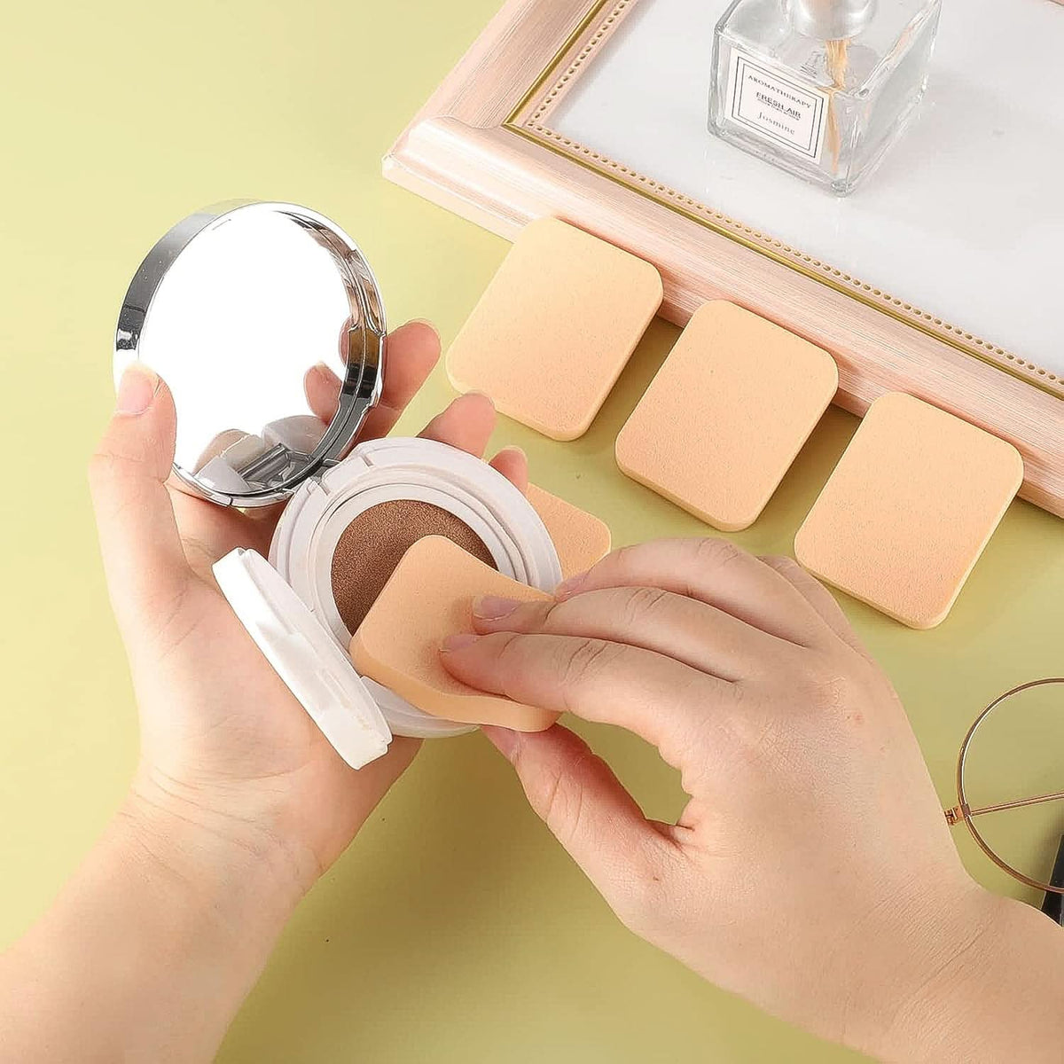 Makeup Sponges Set Perfect For Liquid Cream And Powder (6 Pcs Set) HP DD