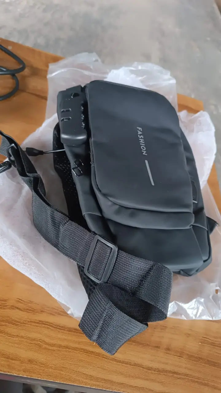 Trendy Anti-theft Crossbody Sling Bag With Usb Charging Port (1 Pc) HP DD