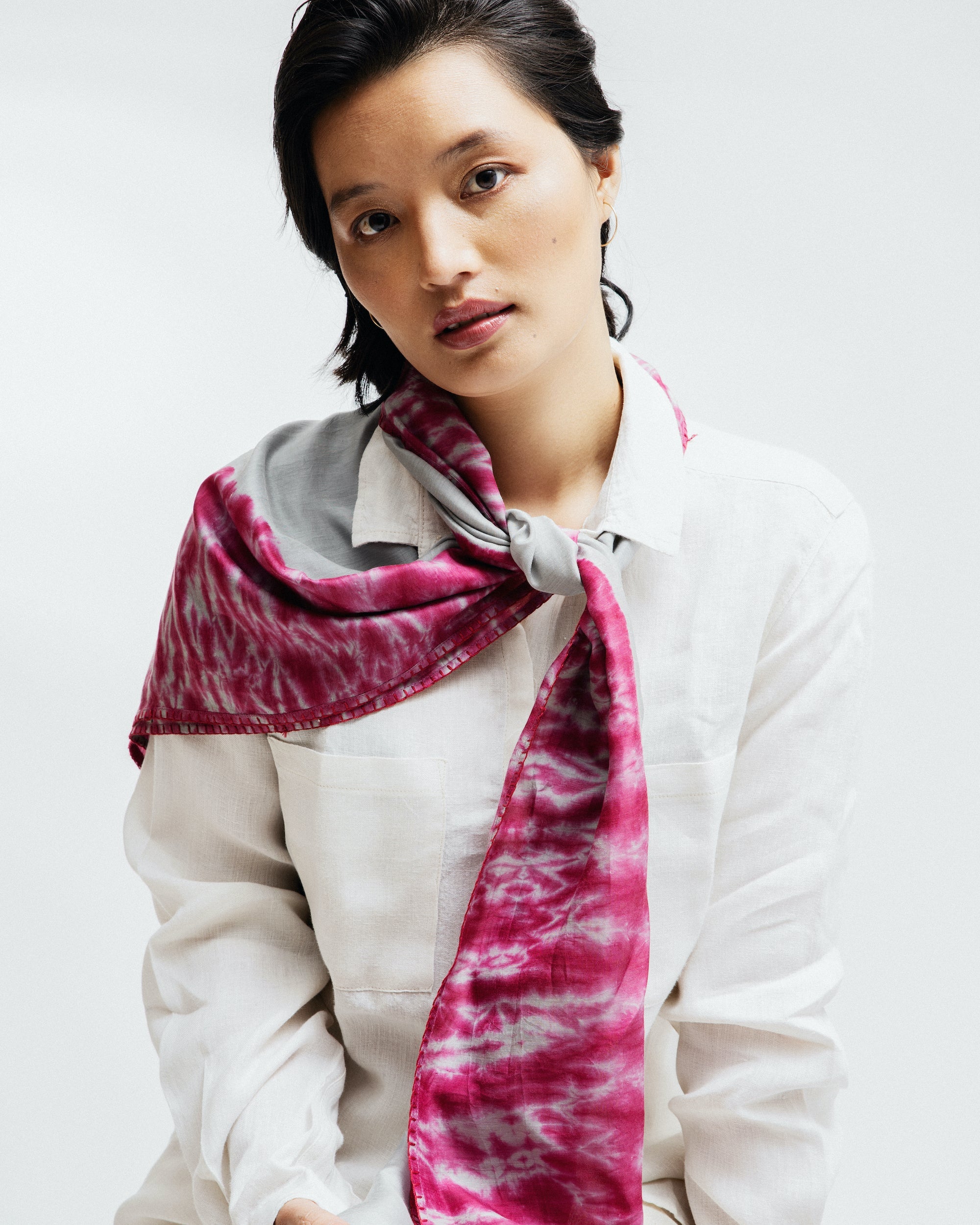 Reshmi Purple Stole