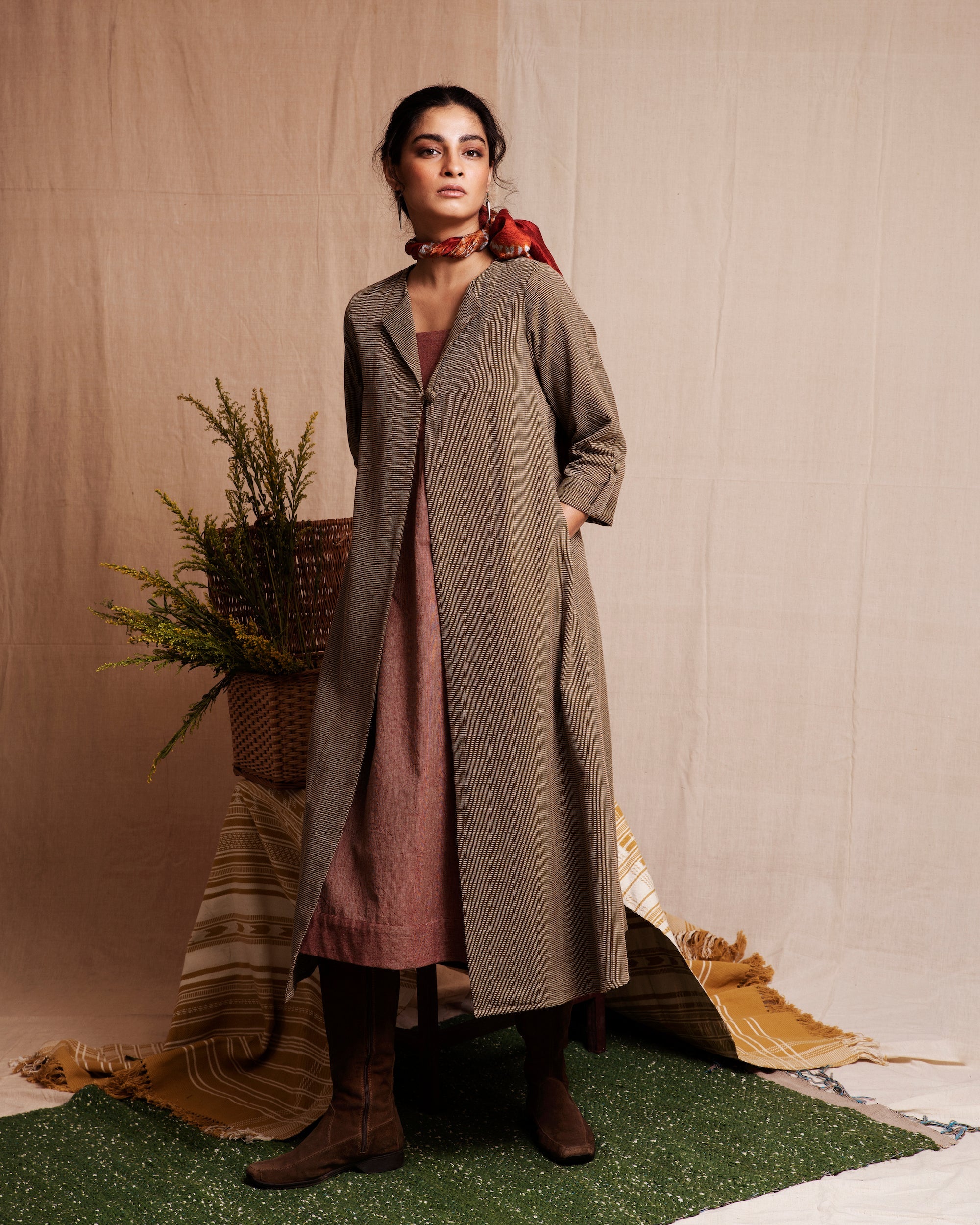 Olive Long Jacket