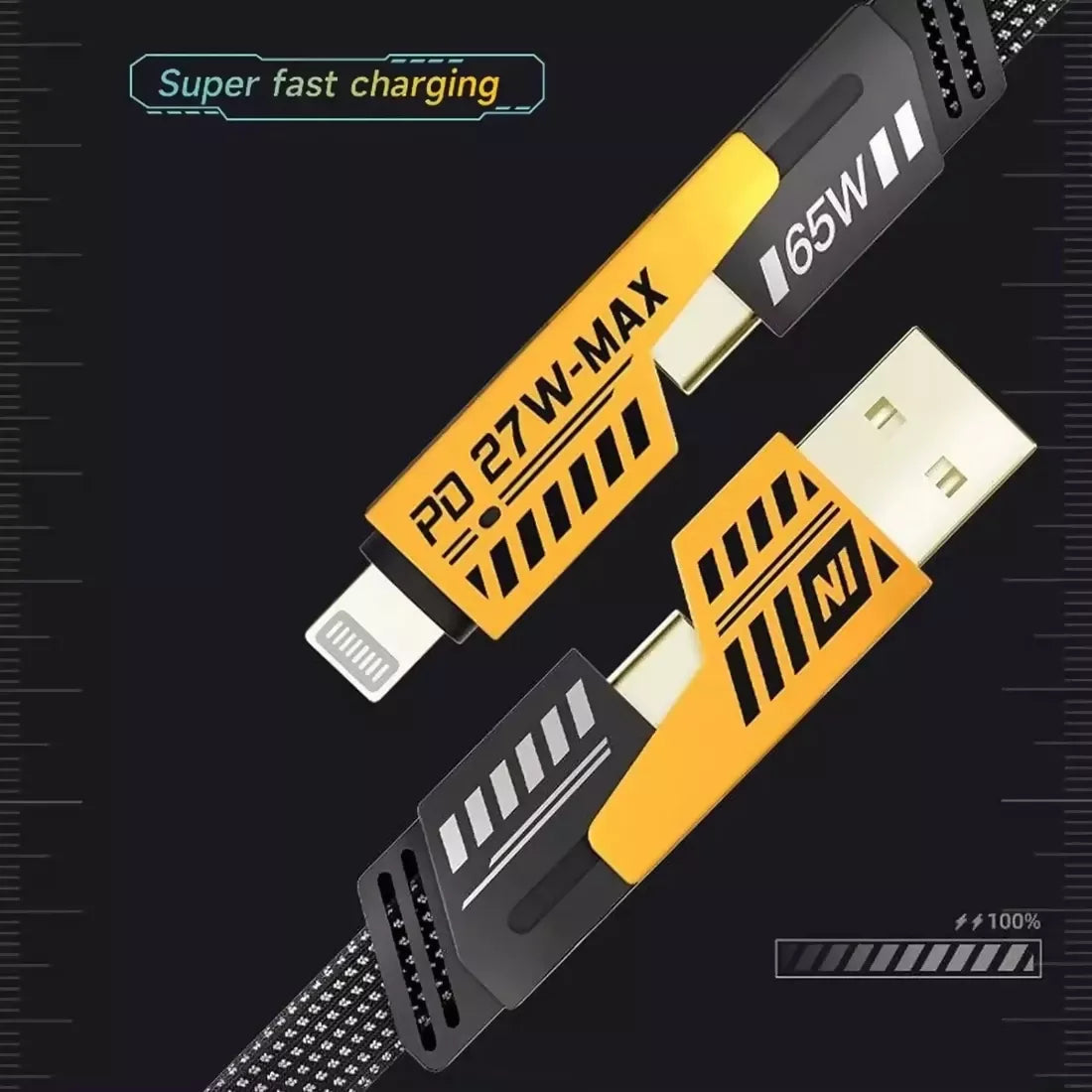 4 In 1 Fast Charging Cable ABHI Mobiles