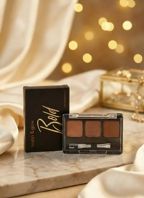 Health & Glow eyeshadow palette 3 in 1 bold