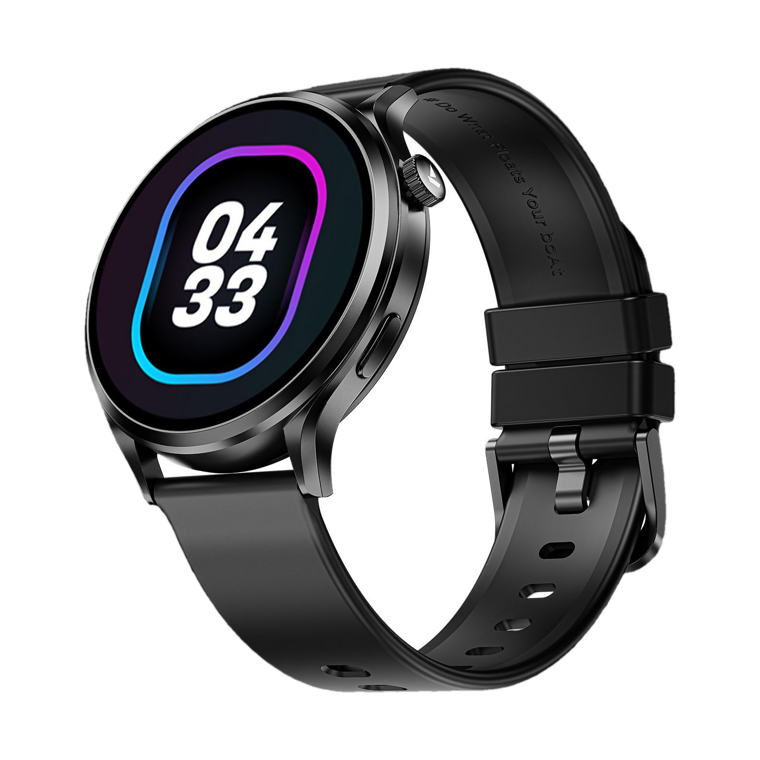 boAt Lunar Discovery Pro Smartwatch with 1.39" HD Display, Bluetooth Calling, Premium Metal Build, Emergency SOS & 7-Day Battery Life (Active Black)
