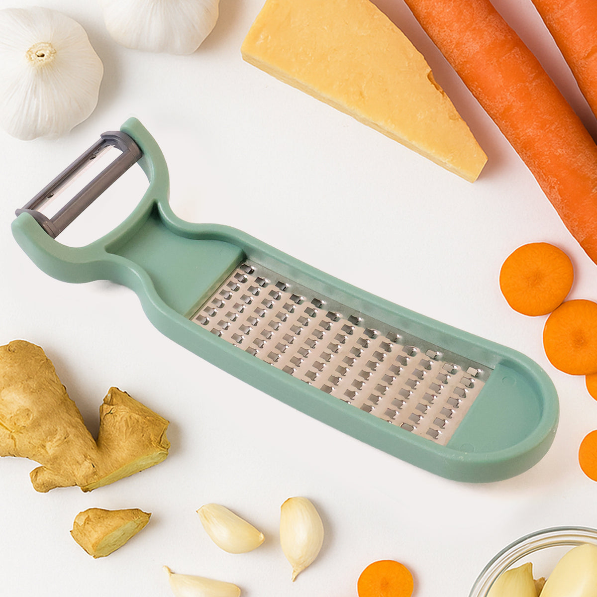 Apex 2-in-1 Vegetable Grater Peeler Combo Tool