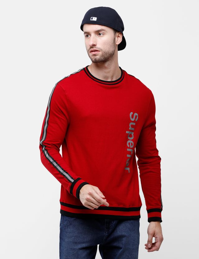 ARDEUR Mens Typography Printed Sweatshirts AFS04 ARDEUR