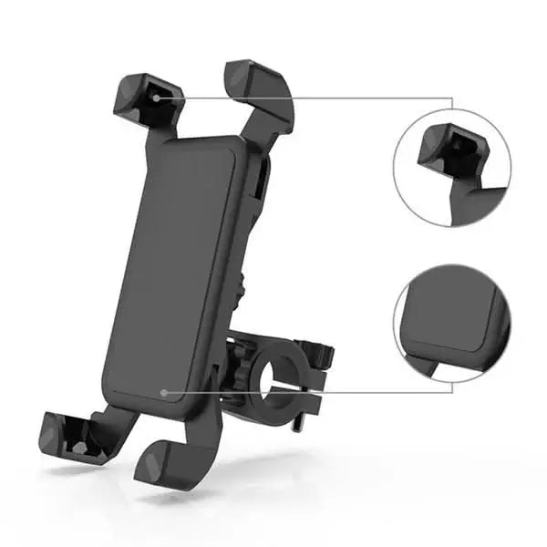 Bike Phone Mount Anti Shake And Stable Cradle Clamp With 360 Rotation HP DD
