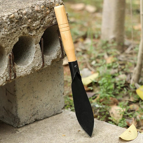 Heavy Duty Gardening Trowel With Wooden Handle (1 Pc) HP DD