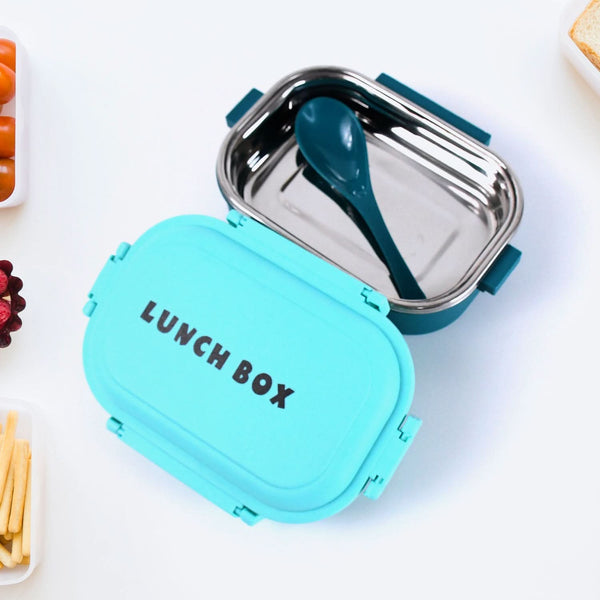 Insulated Testy Stainless Steel Leakproof Lunch Box With Spoon (1 Set) HP DD