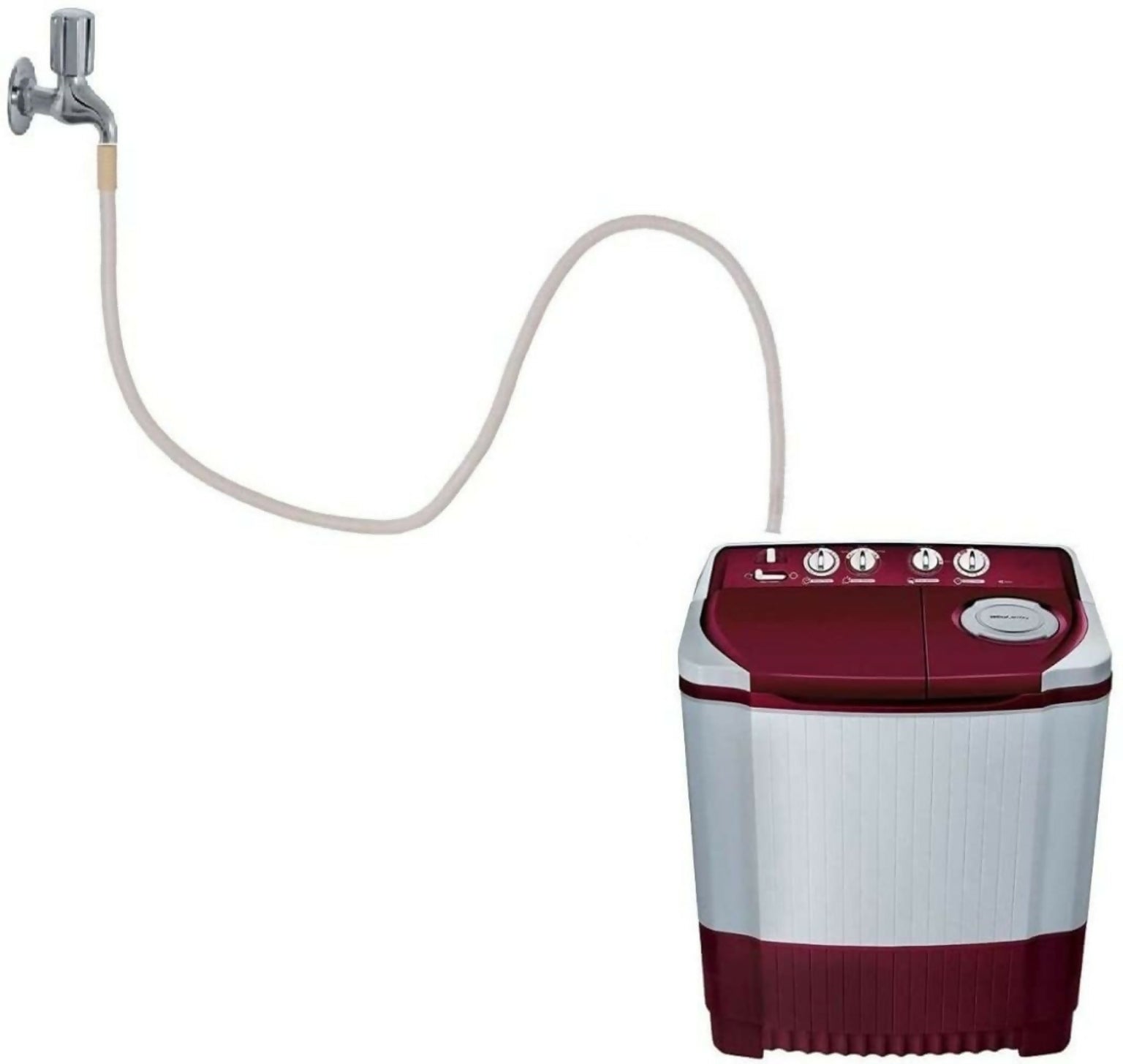 2-Meter Semi Washing Machine Inlet Pipe & Ac Drain Pipe Flexible PVC A118 2-Meter Semi Washing Machine Inlet Pipe & Ac Drain Pipe Flexible PVC B118 Hose Pipe (2 m)