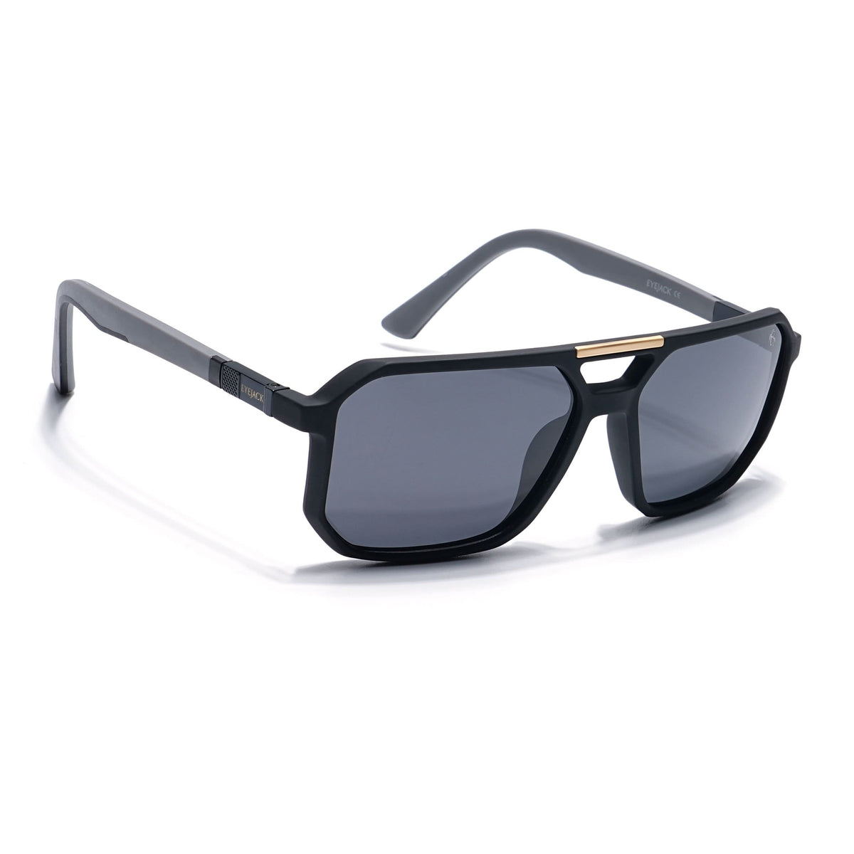 Eyejack Black Wayfarer Sunglasses for Men and Women - Style 1111 - view 2