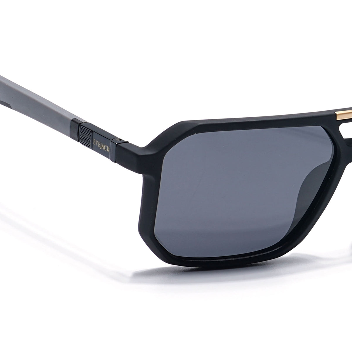 Eyejack Black Wayfarer Sunglasses for Men and Women - Style 1111 - view 5